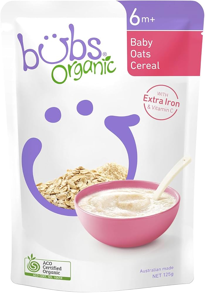 Picture of Bubs Organic Baby Oats- 500gm (Made in Australia)