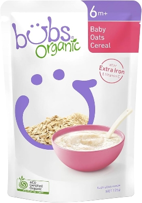 Picture of Bubs Organic Baby Oats- 500gm (Made in Australia)