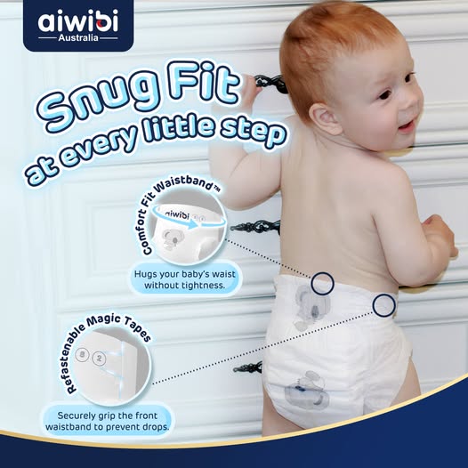 Picture of Aiwibi Australian Premium Baby Diaper NewBorn Belt (0-5kg) -22Pcs