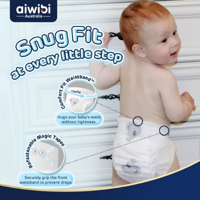 Picture of Aiwibi Australian Premium Baby Diaper NewBorn Belt (0-5kg) -22Pcs