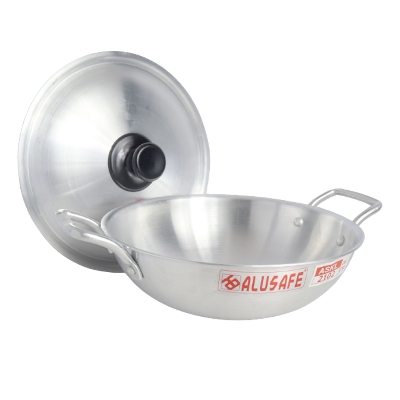 Picture of Alusafe Aluminium Karhai with lid 20 cm (20*7 cm)