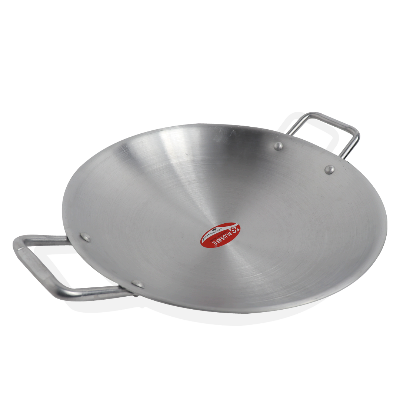 Picture of Alusafe Aluminium Flat Karhai 30 cm (30*6 cm)
