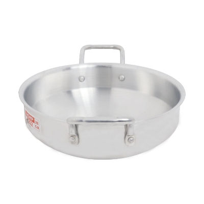 Picture of Alusafe Aluminum Oval Wokpan With Lid - Versatile Cookware For Stir-Frying And Cooking - 26*8 Cm