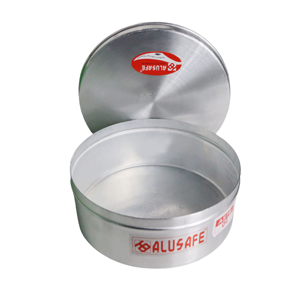 Picture of Aluminium Pudding Box With Aluminium Lid 15 Cm (15X6 Cm) - Durable And Reliable Container For Storing Puddings