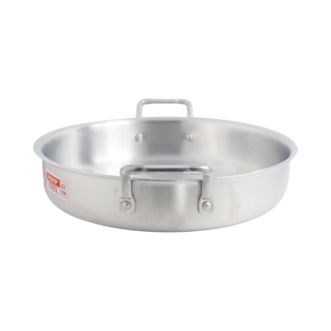 Picture of Alusafe Aluminum Roast Pan With Lid (30X6 Cm) - Easy Roasting With Durable Aluminum Roast Pan And Lid