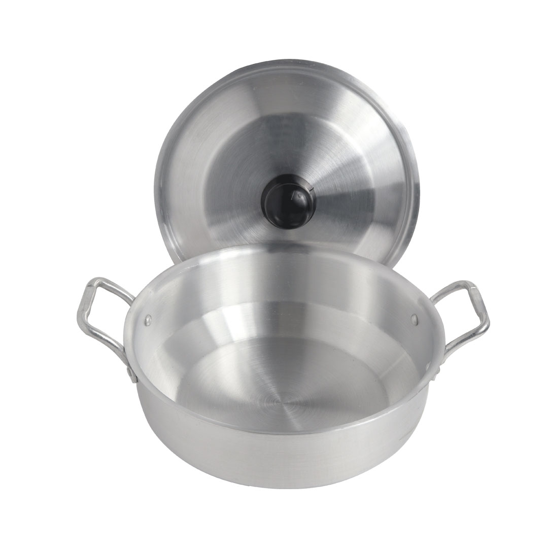 Picture of Alusafe Aluminium Wokpan With Lid 26 cm ( 26*8)