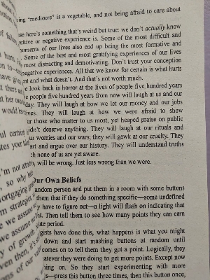 Picture of THE SUBTLE ART OF NOT GIVING A FCK by Mark Manson - Yellow - Paperback
