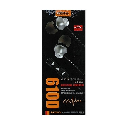 Picture of International In ear Headphone VL-610D (Extra Bass) for all Phones - Black - Headphone - Headphone - Ear Phone - Earphone