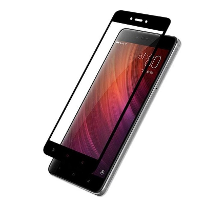 Picture of Redmi Note 4x Tempered Glass Screen Protector Full-Black