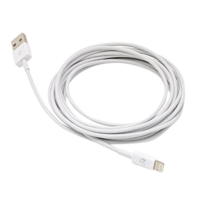 Picture of Griffin3 longest 3 meter Fast Charging and USB Cable for all Mobile and Device - White