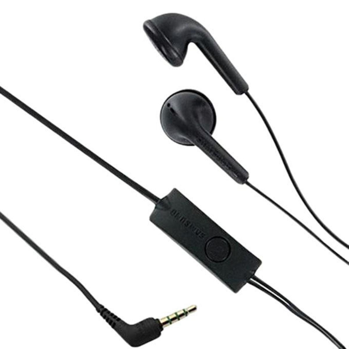 Picture of In ear Headphones with mic For All Samsung Mobile - Black Picture of In ear Headphones with mic For All Samsung Mobile - Black