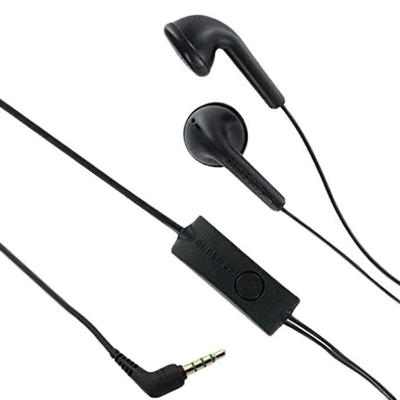 Picture of In ear Headphones with mic For All Samsung Mobile - Black Picture of In ear Headphones with mic For All Samsung Mobile - Black