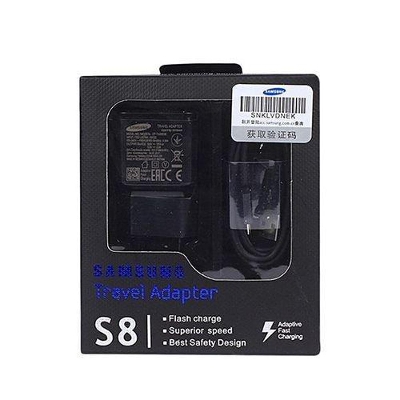 Picture of Fast Charger With Type-C Cable For Galaxy S8 and S8 Plus