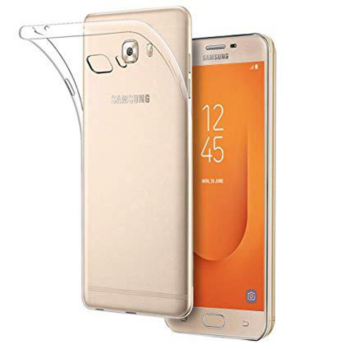 Picture of Premium Soft Tpu Case For Samsung J7 Prime - Transparent - Phone Back Cover