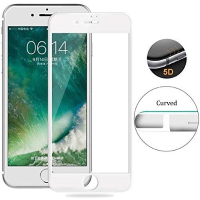 Picture of D Full Glass Protector 9H For Iphone 7 Plus /iphone 8 Plus- White