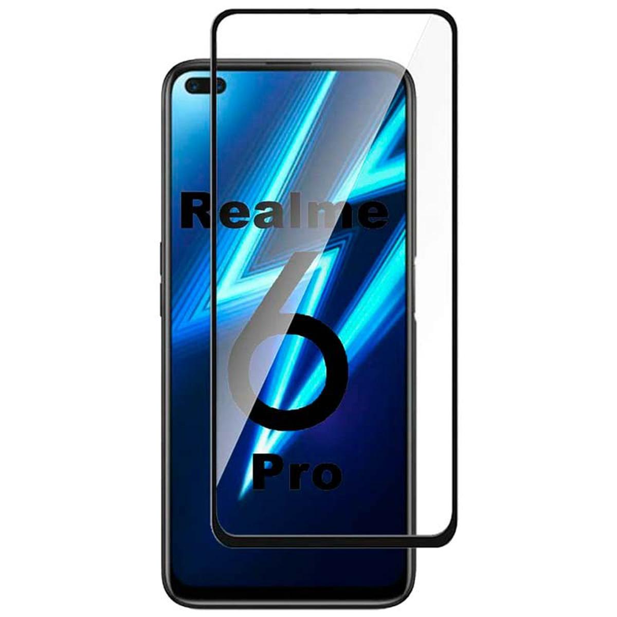 Picture of Realme 6 pro full Screen Protector 9H  black