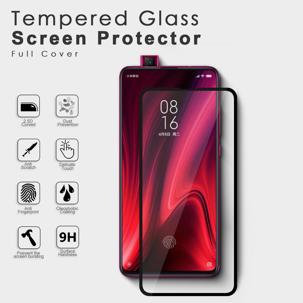 Picture of 3pcs 6d Glass for Xiaomi Redmi K20 / Redmi K20 Pro Screen Protector 9H full black