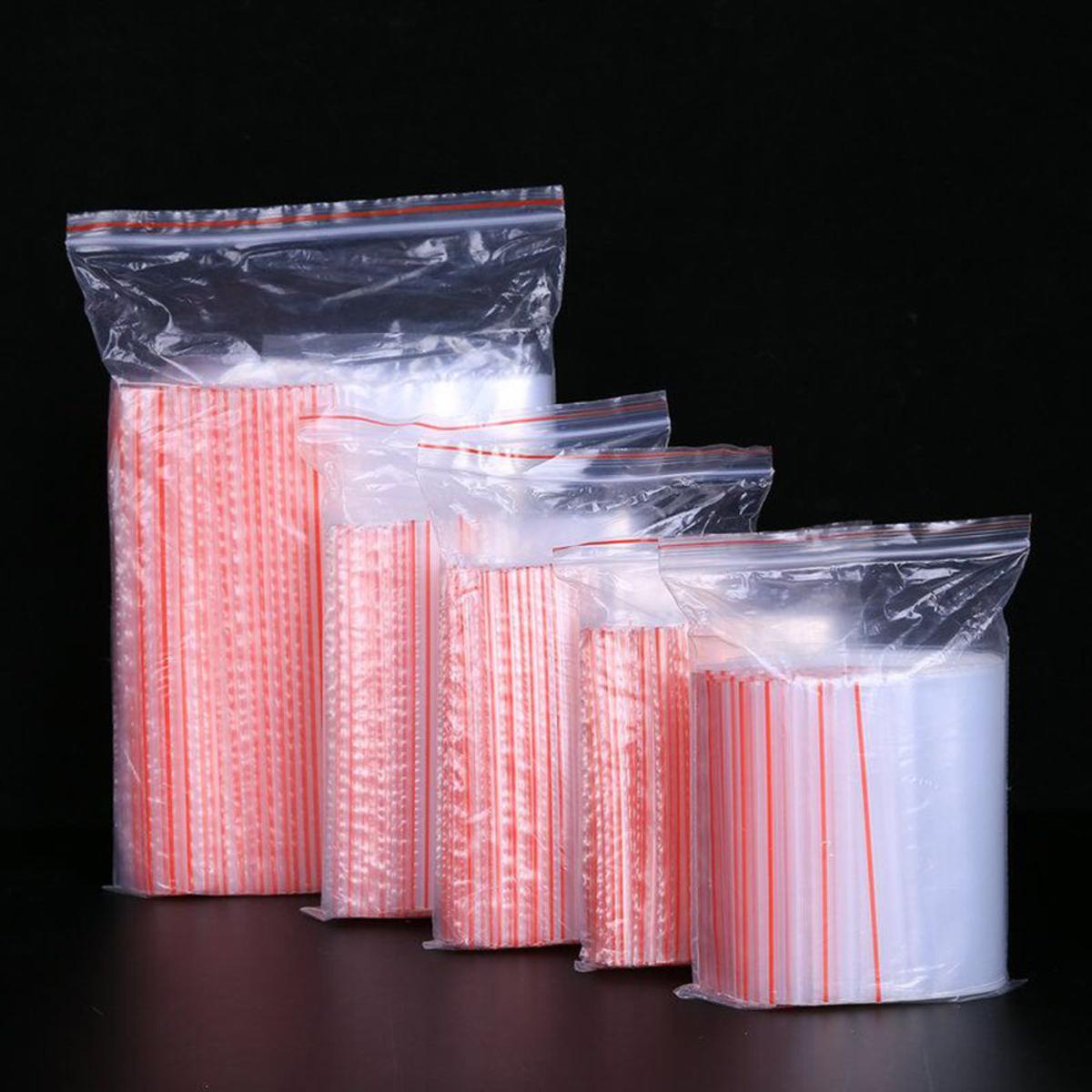 Picture of Pack of 6 Mixed Sizes Zip Lock Plastic Packet - Each size 100 packets Picture of Pack of 6 Mixed Sizes Zip Lock Plastic Packet - Each size 100 packets