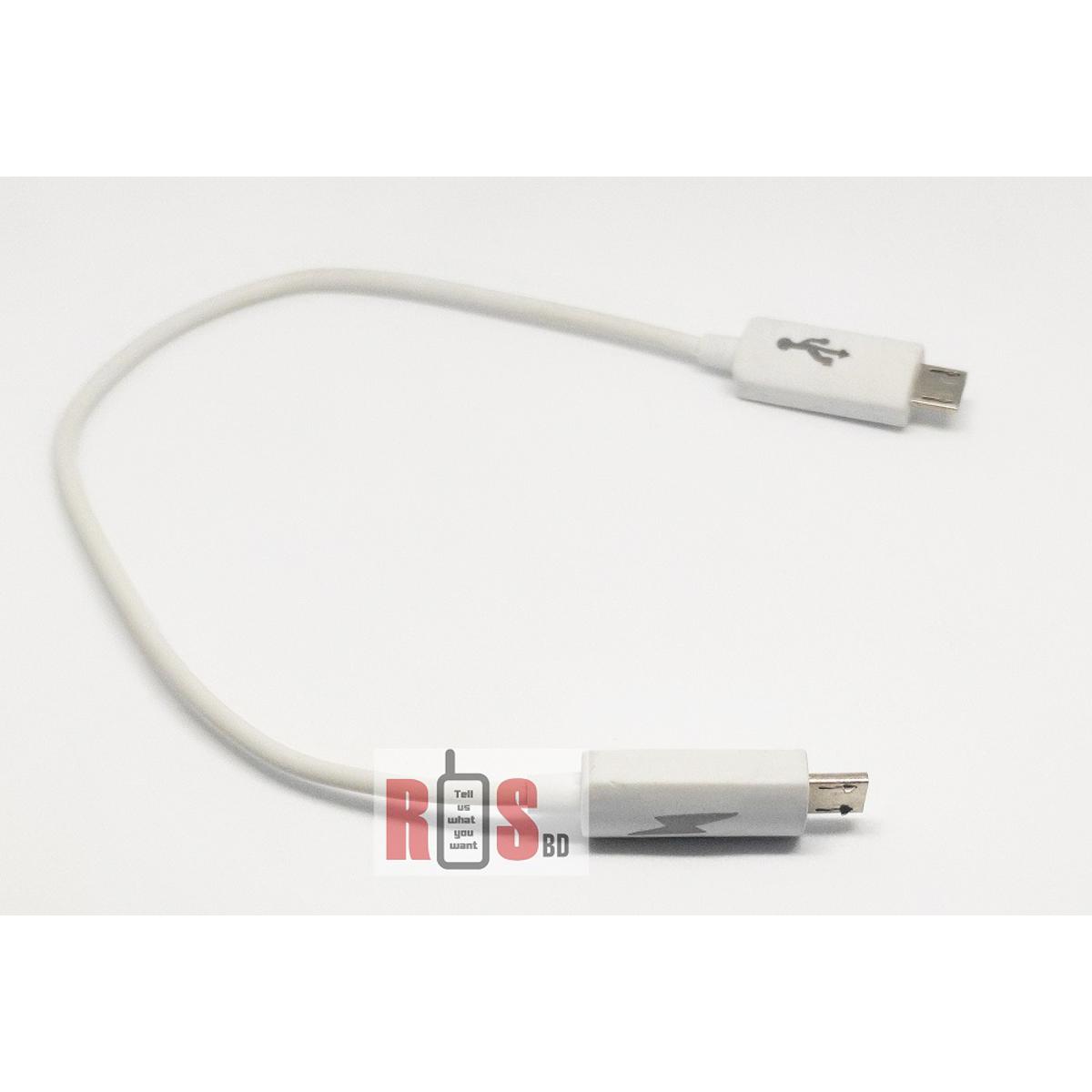 Picture of Mobile to Mobile Charge , Data Transfer Sort Cable for all Mobile & Device