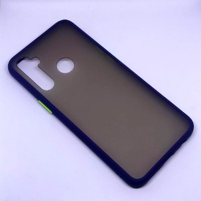 Picture of For Realme 5i & Realme 6i Matt Case Colour Blue Black