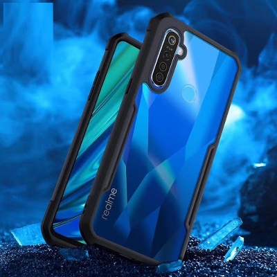 Picture of Xundd Ipaky For Realme 3 Case Shock proof Cover, Fitted Cases, Transparent Shell,