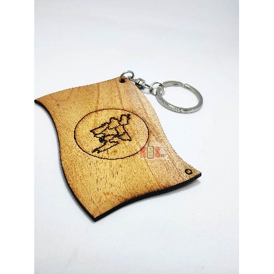 Picture of Bangladesh big Wooden Key Ring 3inch