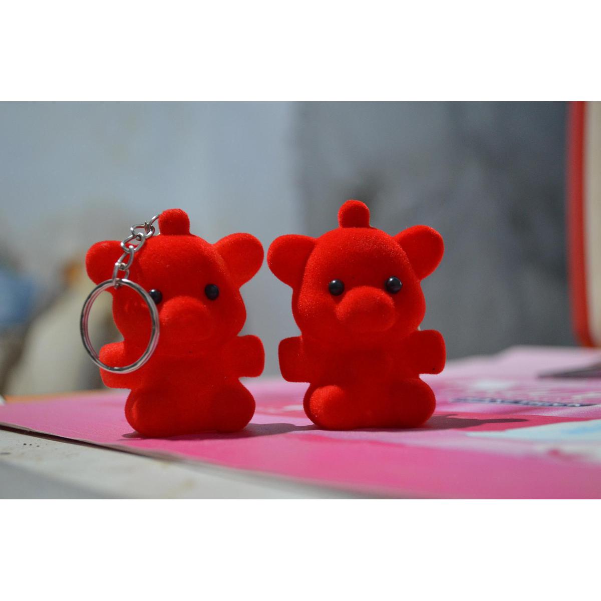 Picture of Relaxing Teddy with Key Ring