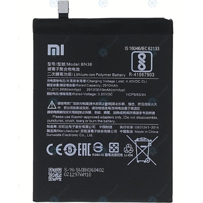 Picture of Mobile Battery BN36 For Xiaomi
