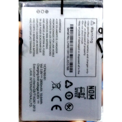 Picture of for lava iris 52 Mobile Battery for LH9810 Picture of for lava iris 52 Mobile Battery for LH9810