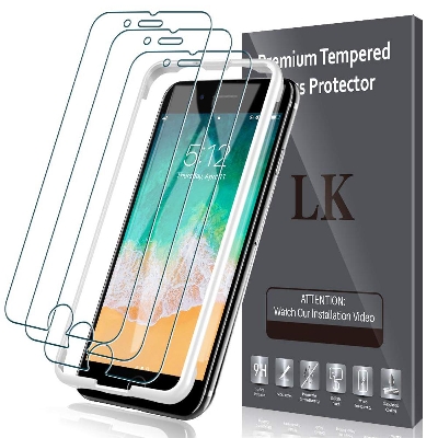 Picture of 3pcs Glass for iPhone 7 Screen Protector 9H Tempered Glass Screen Protector