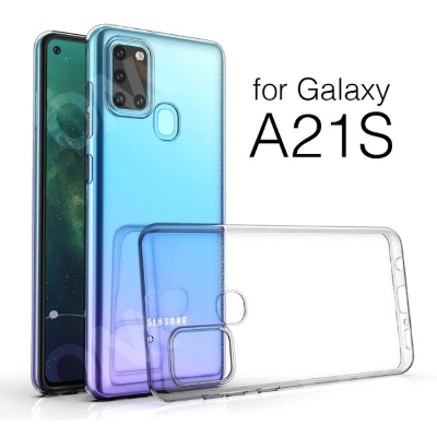 Picture of Back Case For Samsung Galaxy A21s Transparent Cover Tpu Back Case