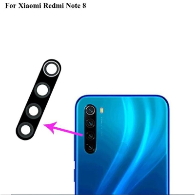 Picture of for Xiaomi Redmi Note 8 Camera Main Glass Replacement Glass Slide, Glass Replacement Replace Objective Lens BACK Camera Rear Camera