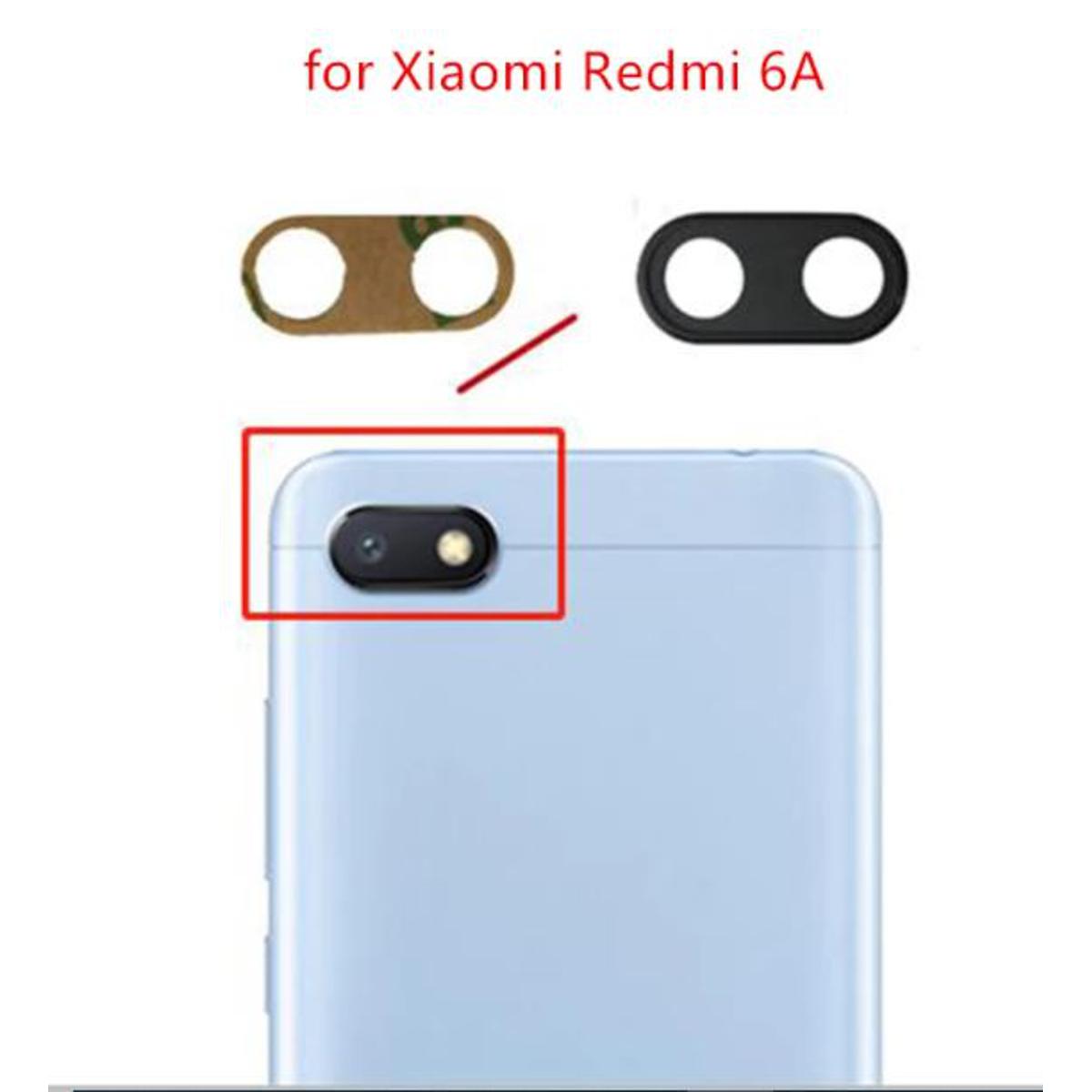 Picture of for Xiaomi Redmi 6A Camera Main Glass Replacement Glass Slide, Glass Replacement Replace Objective Lens BACK Camera Rear Camera