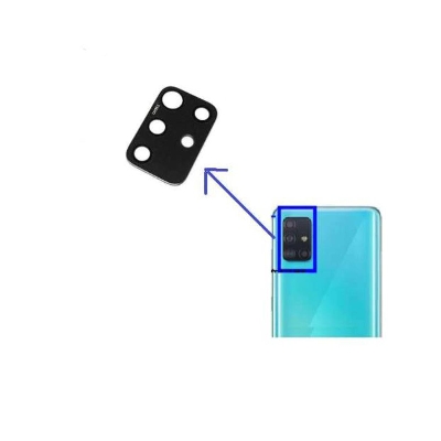 Picture of for SAMSUNG Galaxy A51 Camera Main Glass Replacement Glass Slide, Glass Replacement Replace Objective Lens BACK Camera Rear Camera
