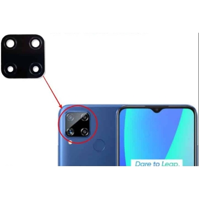 Picture of for Realme C15 Camera Main Glass Replacement Glass Slide, Glass Replacement Replace Objective Lens BACK Camera Rear Camera