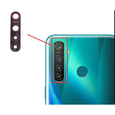 Picture of for Realme 5s Camera Main Glass Replacement Glass Slide, Glass Replacement Replace Objective Lens BACK Camera Rear Camera