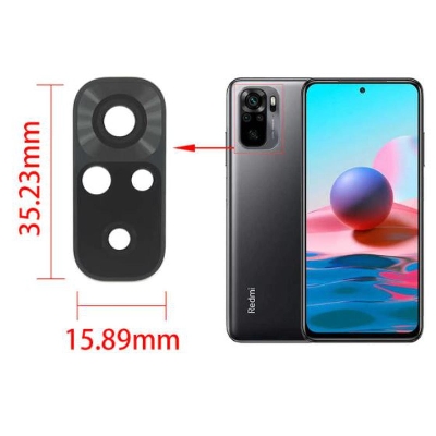 Picture of for Xiaomi Redmi Note 10 Pro Max Camera Main Glass Replacement Glass Slide , Glass Replacement Replace Objective Lens BACK Camera Rear Camera