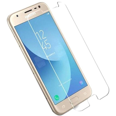 Picture of 2pcs Glass for Samsung Galaxy J3 Pro Screen Protector 9H full black