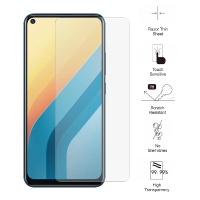 Picture of 2pcs Glass for Vivo Y30 Screen Protector 9H full black