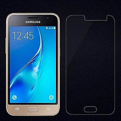 Picture of 2pcs Glass for Samsung Galaxy J1 2016 Screen Protector 9H full black
