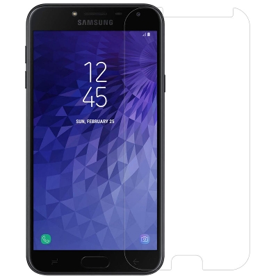 Picture of 2pcs Glass for Samsung Galaxy J4 Screen Protector 9H full black