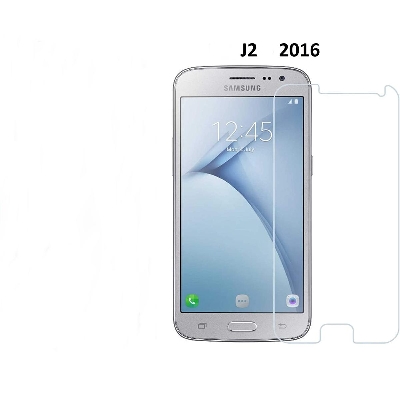 Picture of 2pcs Glass for Samsung Galaxy j2 2016 Screen Protector 9H full black