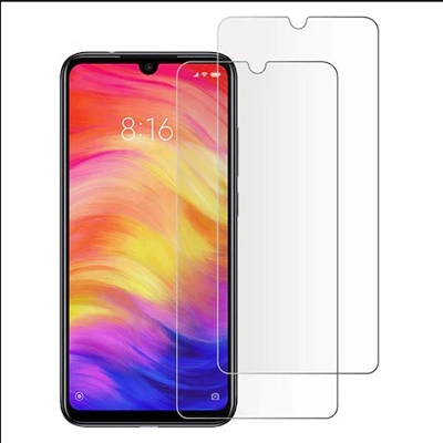 Picture of 2pcs Glass for Xiaomi Redmi Note 7 Screen Protector 9H full black
