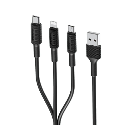 Picture of Fashion 3 in 1 Fast Charging and USB Cable for all Mobile and Device