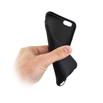 Picture of Black Silicon case FOR iPhone 7 Plus (Back Case Cover For Smartphone)
