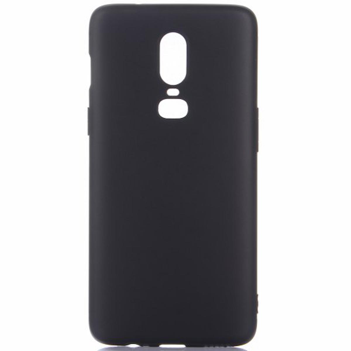 Picture of Black Silicon case FOR OnePlus 6T