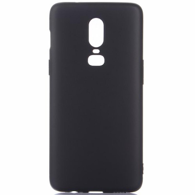 Picture of Black Silicon case FOR OnePlus 6T