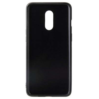 Picture of Black Silicon case FOR OnePlus 7