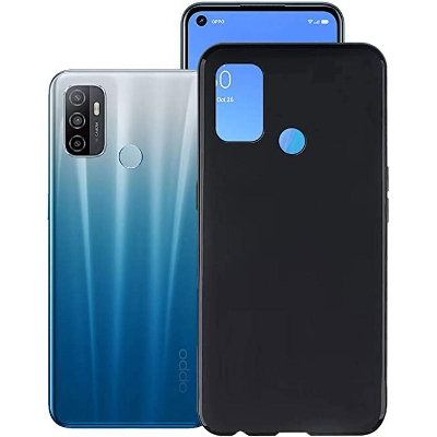 Picture of Black Silicon case FOR Oppo A53 2020