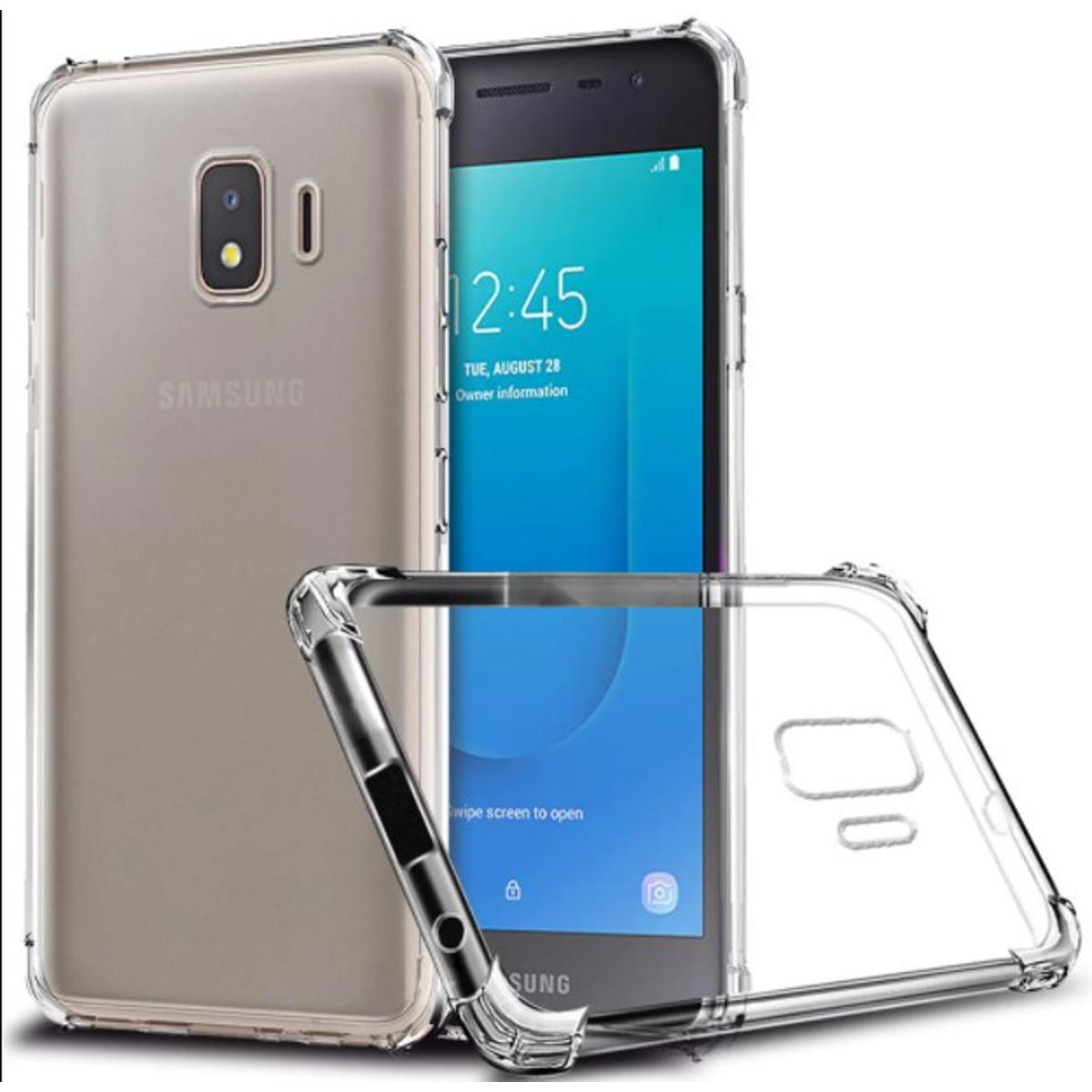 Picture of For Samsung Galaxy J2 Transparent 6D Crystal silicone Bumper case antiShock corner Clear back cover